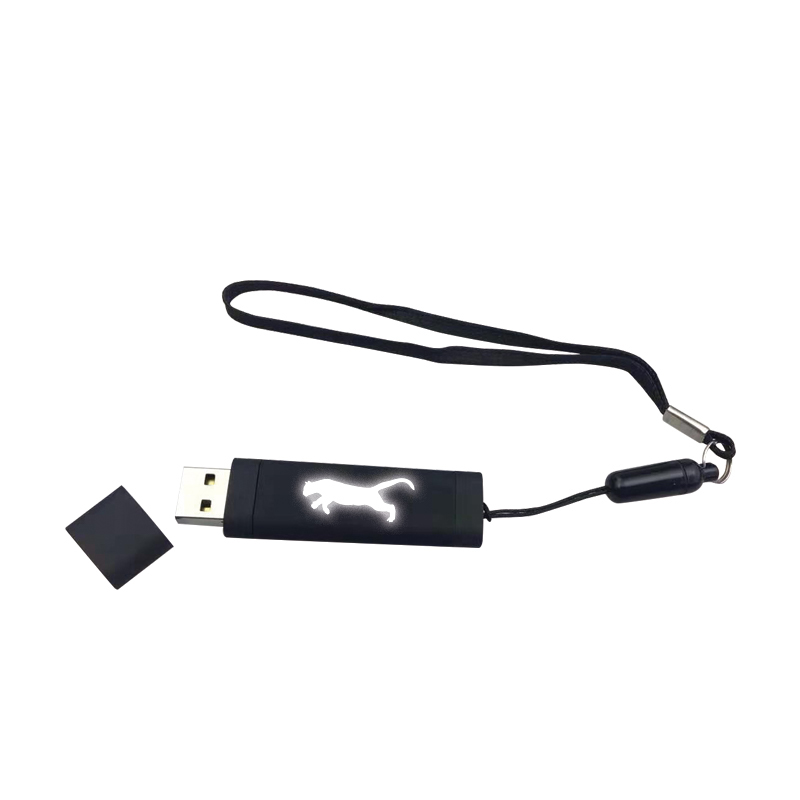 16 GB Işıklı Rubber Usb