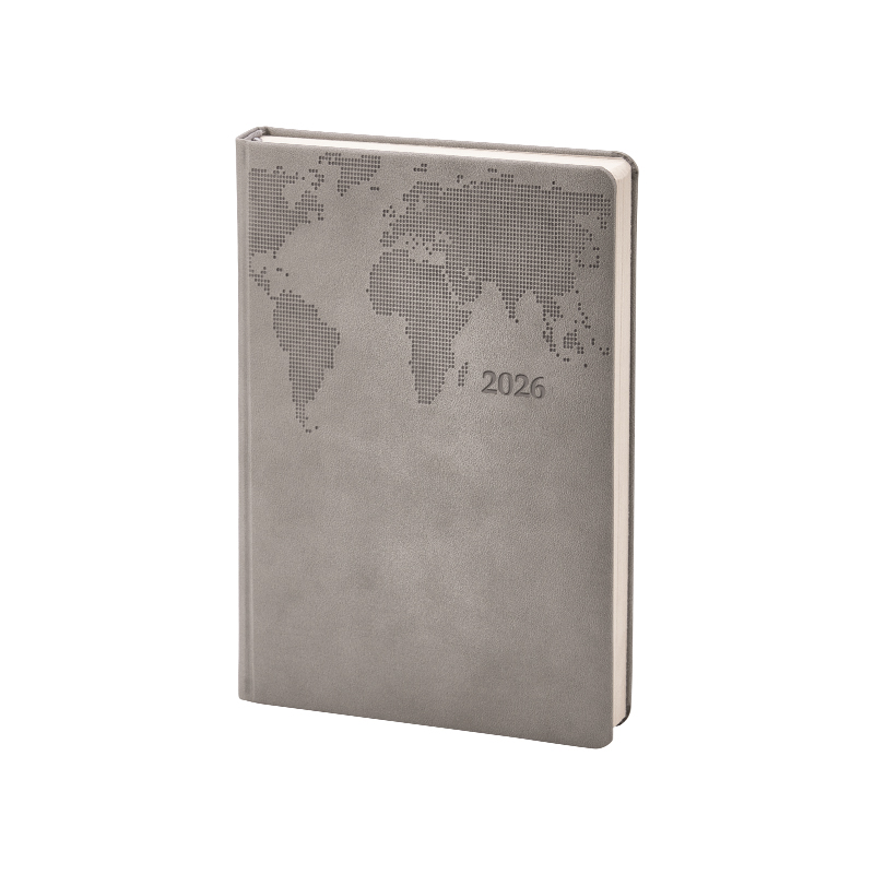 378 Gri Termo Deri̇ Tarihli Ajanda (Holmen Kitap Kağıdı)