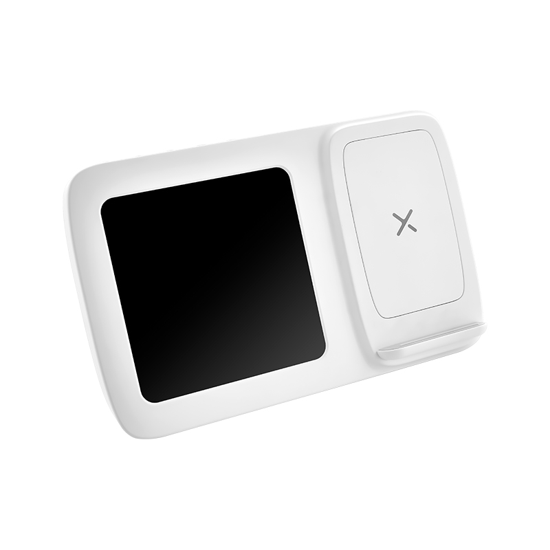4230 Beyaz Wireless Şarj Cihazı & Dijital Saat