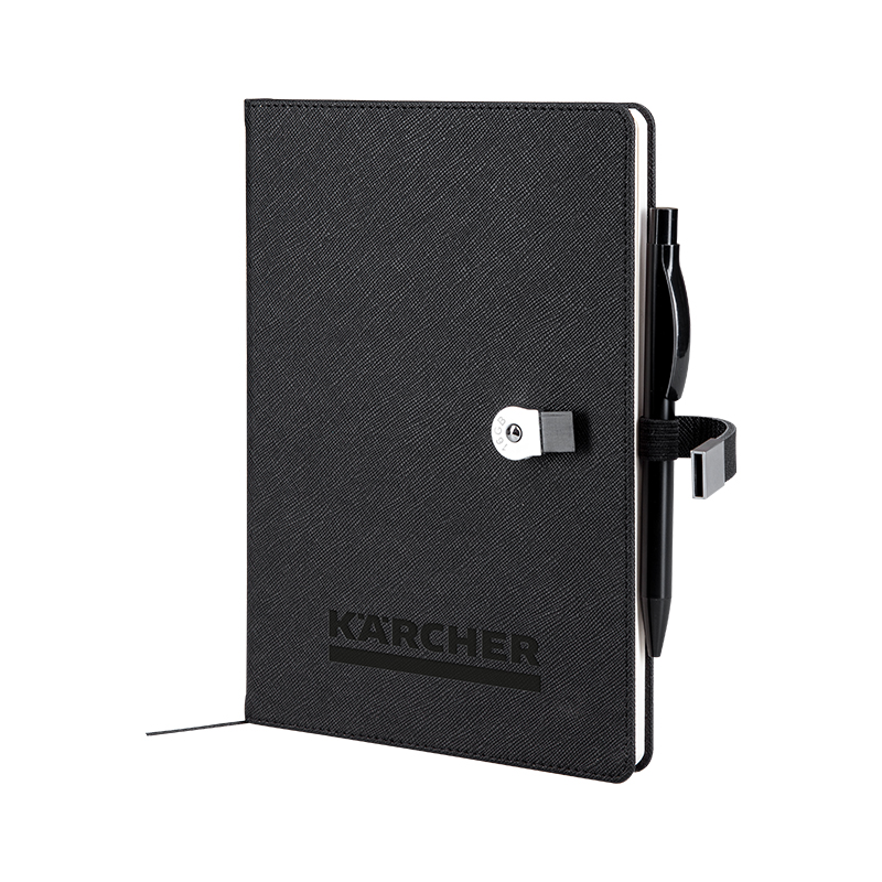 1701 Lacivert Termo Deri̇ Usb'Li Defter