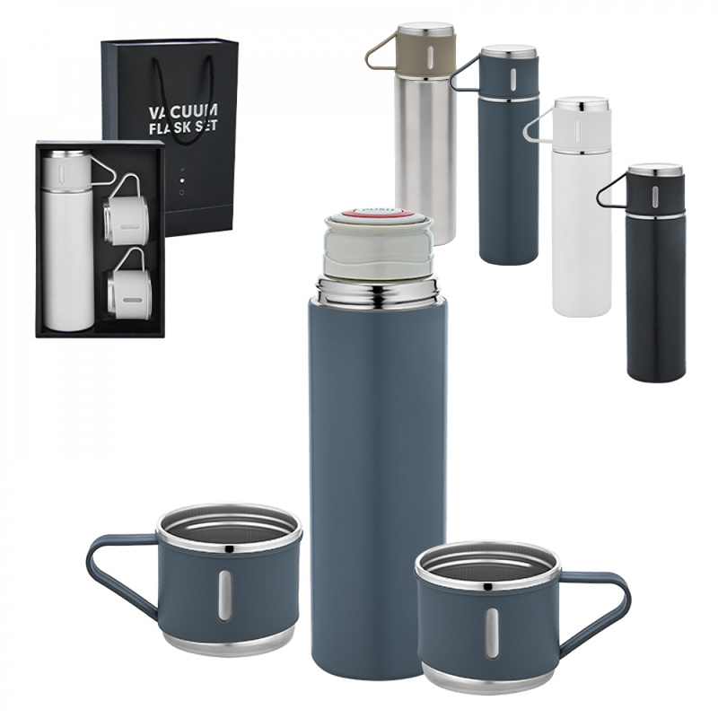 Çelik 3'lü Termos Set / 500 ml