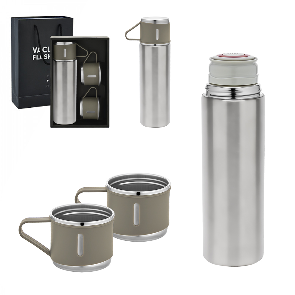 Çelik 3'lü Termos Set / 500 ml